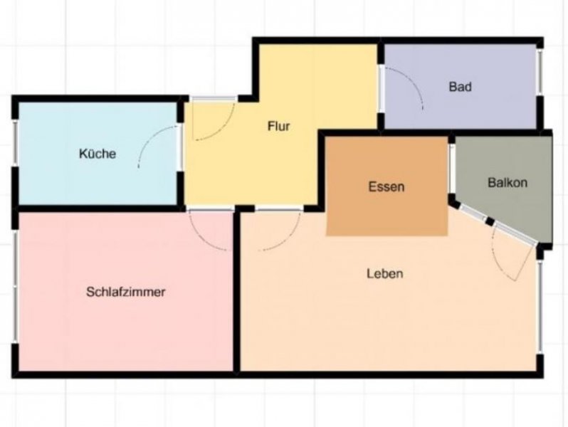 Hamburg Tolle, sanierte ETW 2-Zi/K/D/Bad/Balk 60 m² Nutzfl. plus DG-Zimmer HH Hamm gute Grünlage Wohnung kaufen