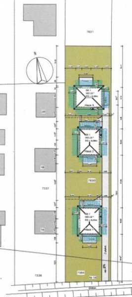 Hamburg Neubauplanung von 3 Architekten-Stadthäusern in Bergedorf Haus kaufen