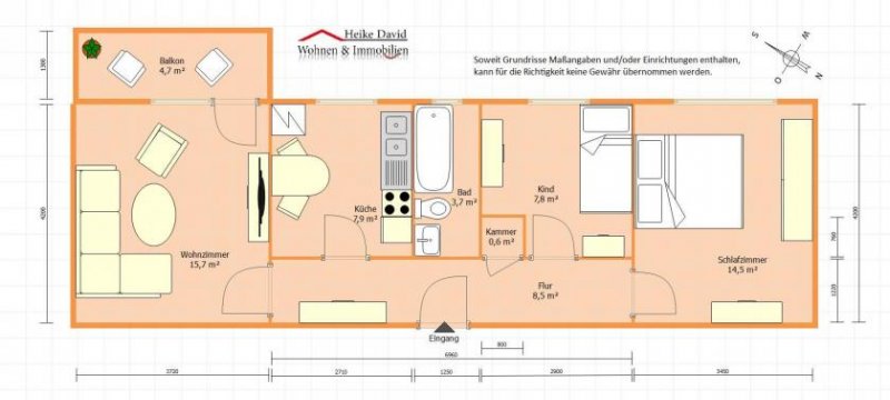 Geesthacht Ihre Kapitalanlage - 3 Zimmer mit Balkon, in Anliegerstraße +++ schon neugierig+++ Wohnung kaufen