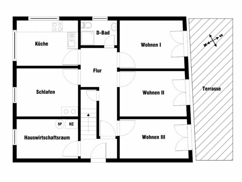 Hamburg !!! Erstbezug nach Sanierung !!! 2 separate 4 Zi. Wohnungen im Ein-/ Zweifamilienhaus Haus kaufen
