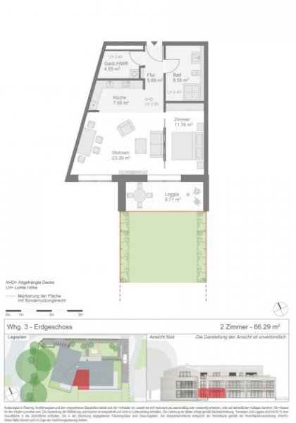 Hamburg Neubau Erdgeschoss-Wohnung - Entspannt wohnen nahe dem Wellingsbüttler Markt Wohnung kaufen