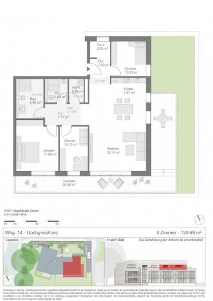 Hamburg Neubau Penthouse Wohnung mit eigener Dachterrasse in Poppenbüttel KfW55 Wohnung kaufen
