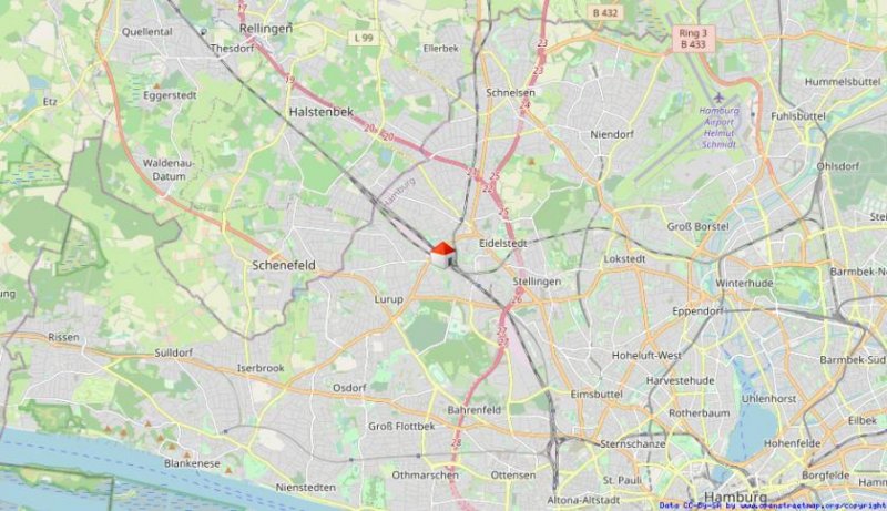 Hamburg GRUNDSTÜCK IN HAMBURG-EIDELSTEDT – MEHRFAMILIENHAUS MIT GENEHMIGTEN 4 EINHEITEN, S-BAHN FUSSLÄUFIG! Grundstück kaufen