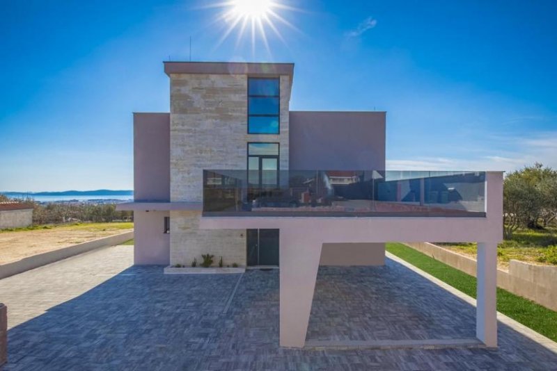 Zadar Villa mit Blick auf den Archipel von Zadar Haus kaufen