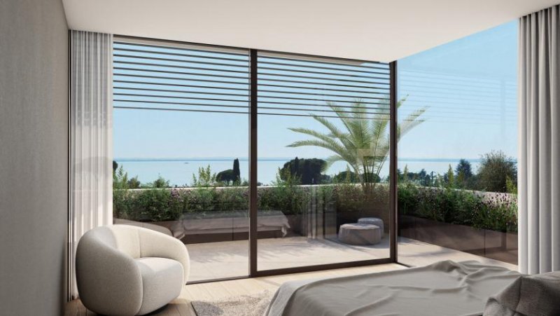 Moniga del Garda Villa Cipresso: Luxuriöse und neue Villa am Gardasee zu verkaufen Haus kaufen