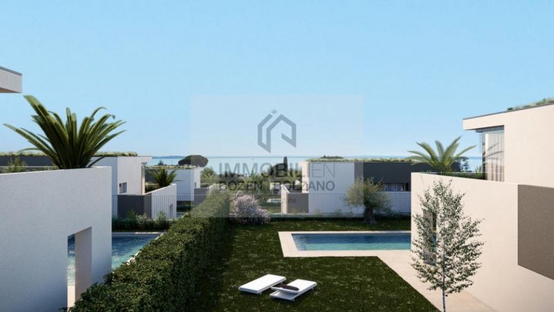 Moniga del Garda Villa Cipresso: Luxuriöse und neue Villa am Gardasee zu verkaufen Haus kaufen