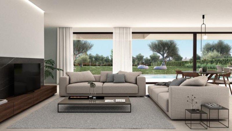 Moniga del Garda Villa Olivo: Einzigartige und neue Villa am Gardasee zu verkaufen Haus kaufen