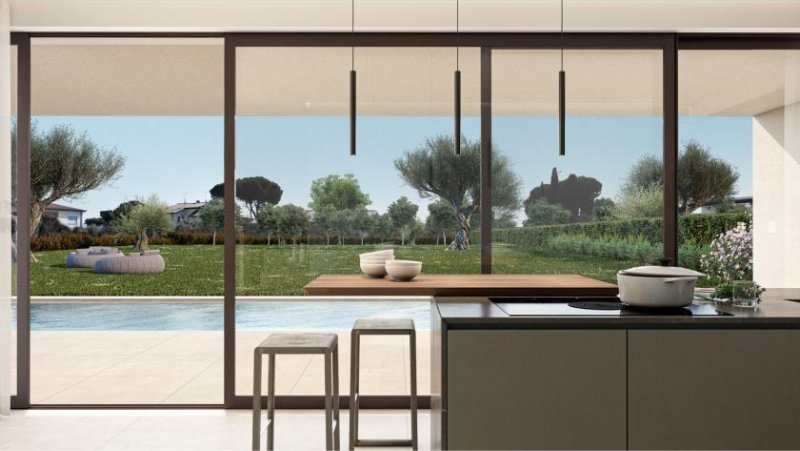 Moniga del Garda Villa Olivo: Einzigartige und neue Villa am Gardasee zu verkaufen Haus kaufen