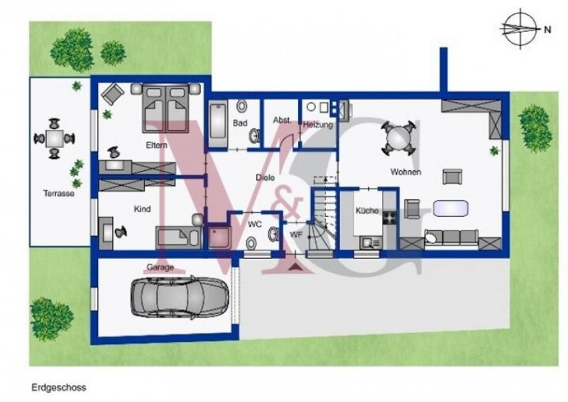 Friedeburg Großzügiges Einfamilienhaus mit Einliegerpotenzial und Garage in Friedeburg Haus kaufen