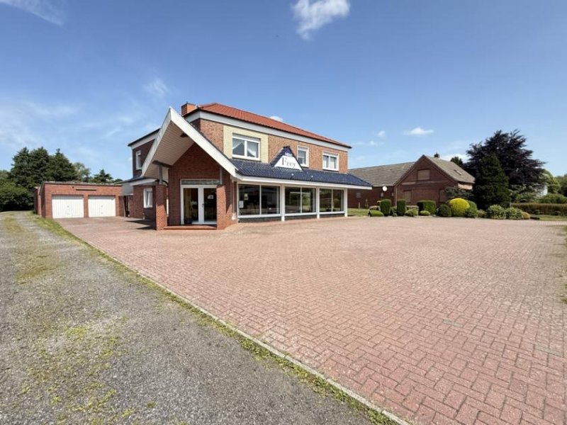 Weener * Große Ausstellungsfläche ca.160m² * Große Lagerhalle ca. 650m² * tolle Einliegerwohnung ca. 145m² * Haus kaufen