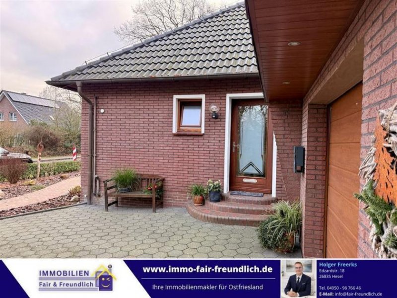 Hesel Top gepflegter Bungalow mit Doppelgarage – ruhiges Wohnen trotz zentraler Lage in Hesel Haus kaufen