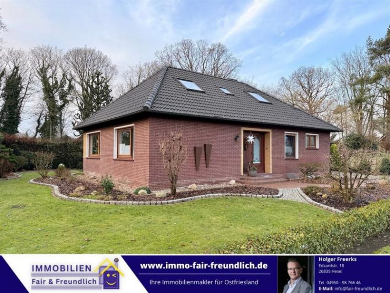 Hesel Top gepflegter Bungalow mit Doppelgarage – ruhiges Wohnen trotz zentraler Lage in Hesel Haus kaufen