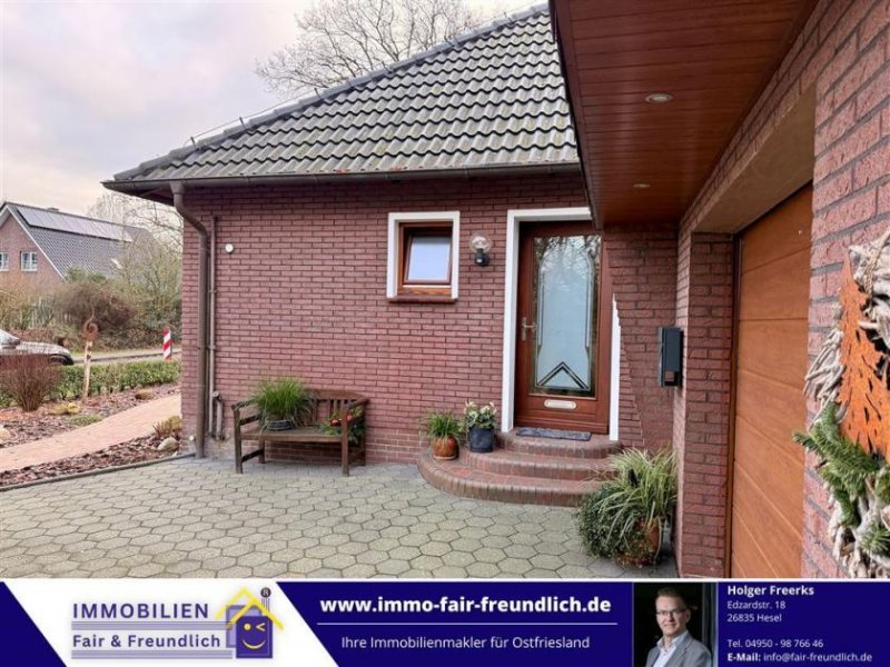 Hesel Top gepflegter Bungalow mit Doppelgarage – ruhiges Wohnen trotz zentraler Lage in Hesel Haus kaufen