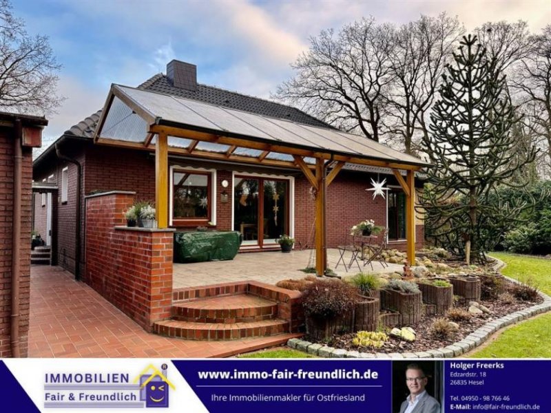 Hesel Top gepflegter Bungalow mit Doppelgarage – ruhiges Wohnen trotz zentraler Lage in Hesel Haus kaufen