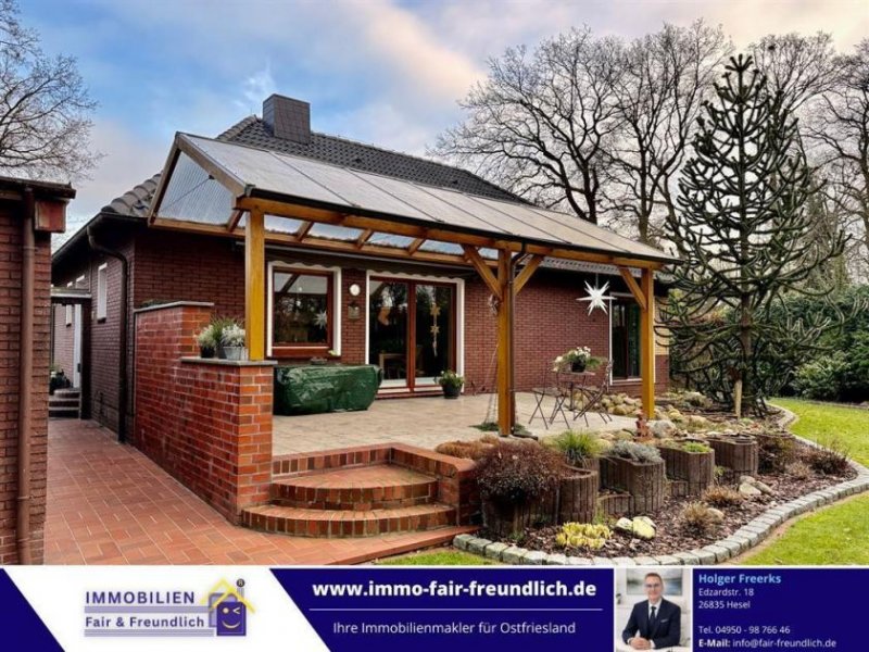 Hesel Top gepflegter Bungalow mit Doppelgarage – ruhiges Wohnen trotz zentraler Lage in Hesel Haus kaufen