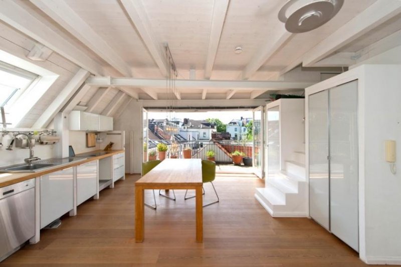 Bremen Nähe Osterdeich ! Individuelle Maisonette-Wohnung mit Sonnenbalkon und Blick über das Viertel Wohnung kaufen