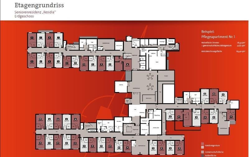 Bad Bevensen Eine Wohneinheit in Seniorenresidenz als Kapitalanlage Wohnung kaufen