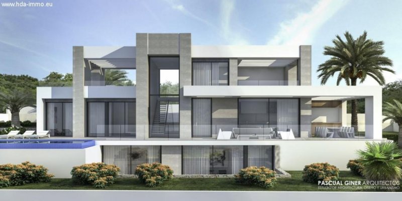 Marbella HD-mallorca.de: Villa Katrina, eleganter Luxus Bauhausstil, 3SZ, Ohne Grundstück Haus kaufen