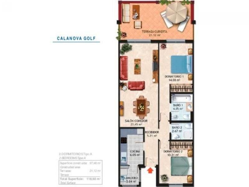 Wietzendorf HDA-Immo.eu: Neubau-Apartment 2-Schlafzimmer in der "Urb. Calanova Golf" (La Cala de Mijas) Wohnung kaufen