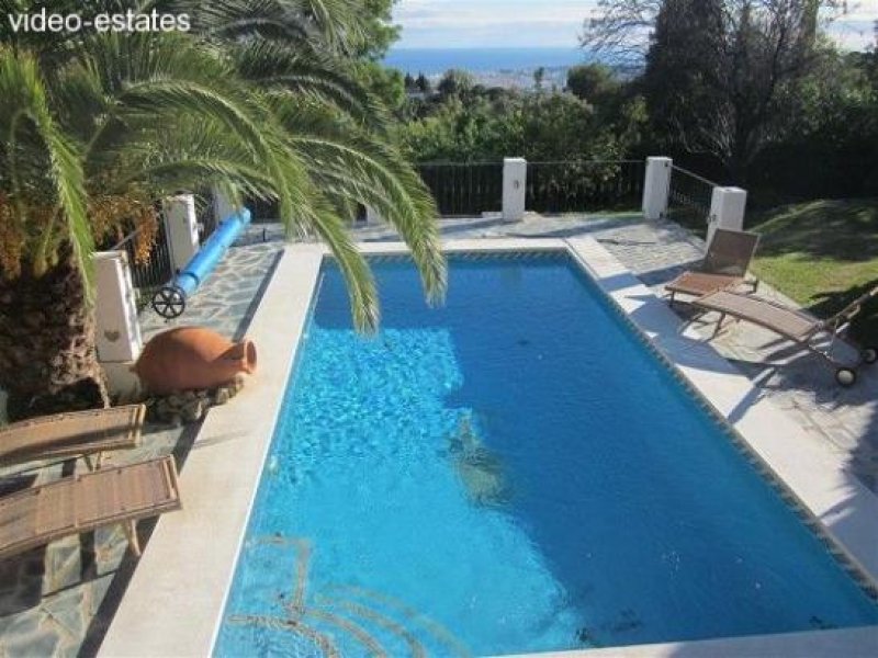 Mijas Renovierte Villa mit Meerblick in Südlage Haus kaufen