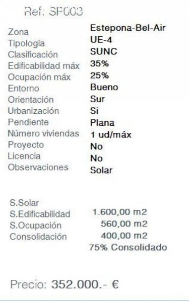 Estepona HDA-immo.eu: Bauland 1.600 m² in Cancelada (Estepona) Grundstück kaufen