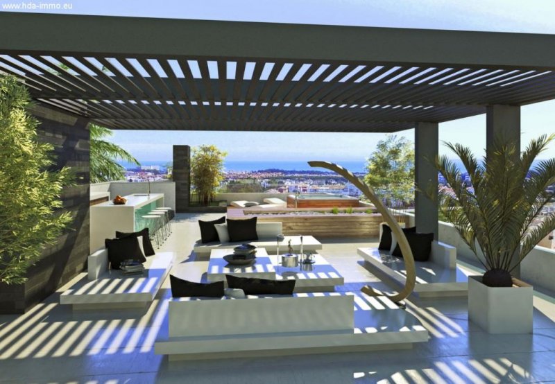Estepona HDA-immo.eu: futuristische Neubau Villa in Estepona, vom Plan, 2017 Haus kaufen