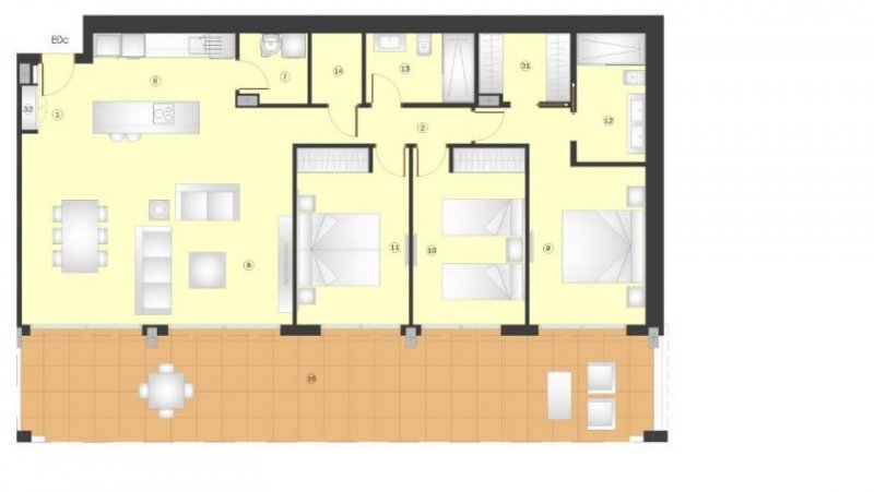 Estepona Phantastische Neubau-Apartments + Penthouses - 3 Minuten zum Strand Wohnung kaufen