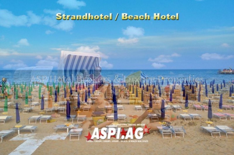 Jesolo Region TOP 3-Sterne-Superior Strandhotel mit 150 Betten in der Region Jesolo in erster Meereslinie zu kaufen Gewerbe kaufen