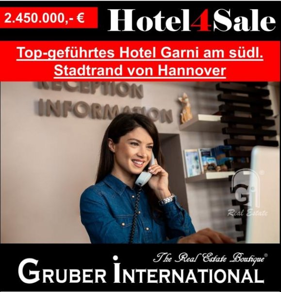 Hannover reduzierter Preis - Hotel Garni am südlichen Stadtrand von Hannover zu verkaufen Gewerbe kaufen