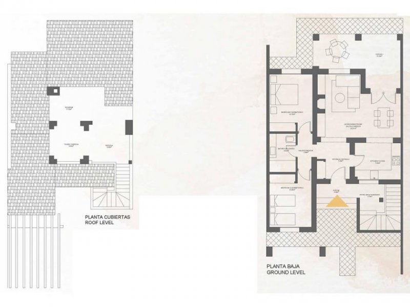 Las Palas Reihenhäuser mit 2 Schlafzimmern, 1 Bad, Dachterrasse, Kfz-Stellplatz und Gemeinschaftspool in wunderschöner Umgebung Haus