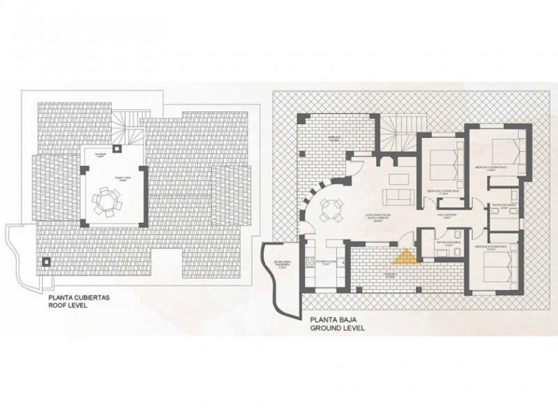 Las Palas Villen mit 3 Schlafzimmern, 2 Bädern, Dachterrasse, Kfz-Stellplatz und Gemeinschaftspool in wunderschöner Umgebung Haus kaufen