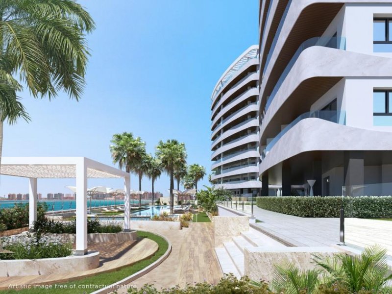 La Manga del Mar Menor Wunderschöne Wohnung direkt am Meer möbeliert Wohnung kaufen