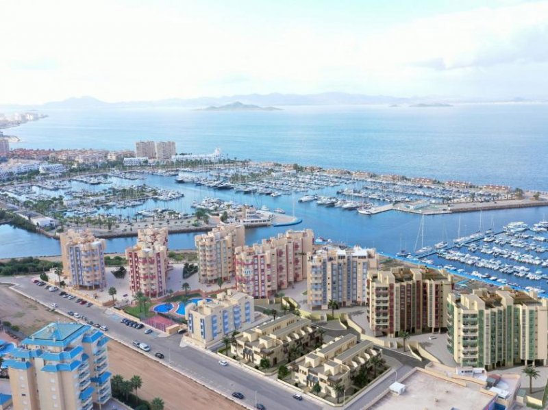 Murcia Schöne neue Meerblick-Wohnungen am Hafen von La Manga del Mar Menor Wohnung kaufen