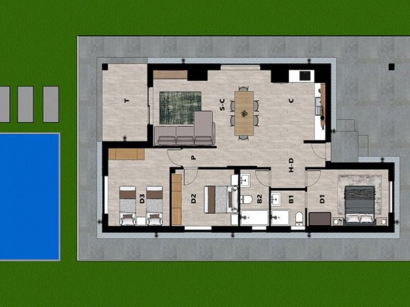 Murcia Neubau-Villa in malerischer Landschaft von Campo de San Juan Haus kaufen