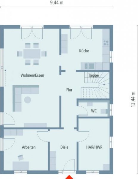 Hannover Höchster Wohnkomfort auf drei Etagen, EFH40 inclusive Grundstück Haus kaufen