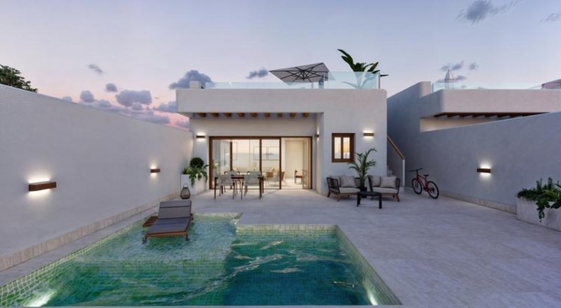 Torre-Pacheco Ebenerdige Villa mit privatem Pool Haus kaufen
