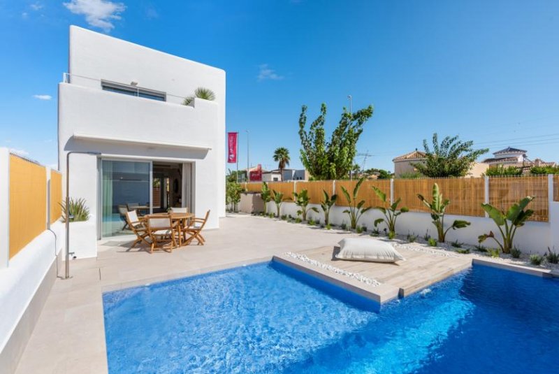 Los Alcázares Eckvilla direkt am Meer und am Golfplatz Haus kaufen