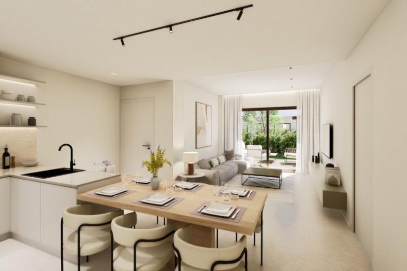 Los Alcázares Erdgeschoss-Wohnungen mit 3 Schlafzimmern, 2 Bädern, Tiefgaragenstellplatz und Gemeinschaftspool neben Serena Golf Wohnung