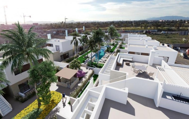Los Alcázares Moderne Villa am Golfplatz Serena Haus kaufen