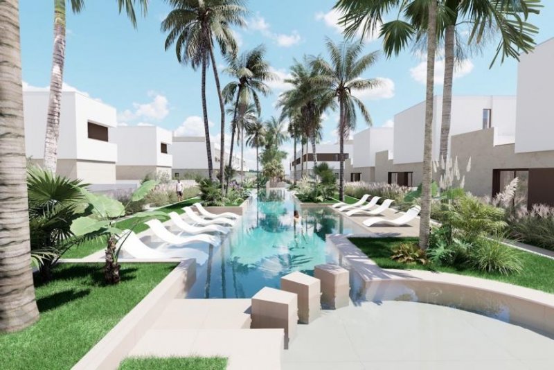 Los Alcázares Obergeschoss-Wohnungen mit 3 Schlafzimmern, 2 Bädern, Dachterrasse, Tiefgaragenstellplatz und Gemeinschaftspool neben Serena