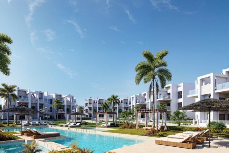 Los Alcázares Penthouse-Wohnungen mit 2 Schlafzimmern, Tiefgaragenstellplatz und Gemeinschaftspool in einer wunderschönen Golfanlage und nur