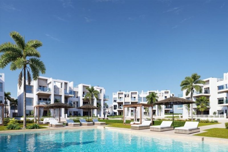 Los Alcázares Penthouse-Wohnungen mit 2 Schlafzimmern, Tiefgaragenstellplatz und Gemeinschaftspool in einer wunderschönen Golfanlage und nur