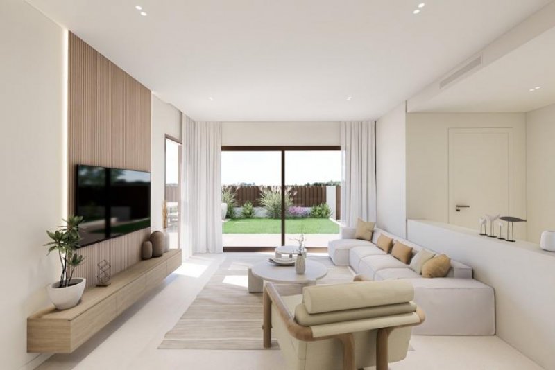 Los Alcázares Villen mit 3 Schlafzimmern, 3 Bädern, Dachterrasse, Tiefgaragenstellplatz und Gemeinschaftspool neben Serena Golf Haus kaufen