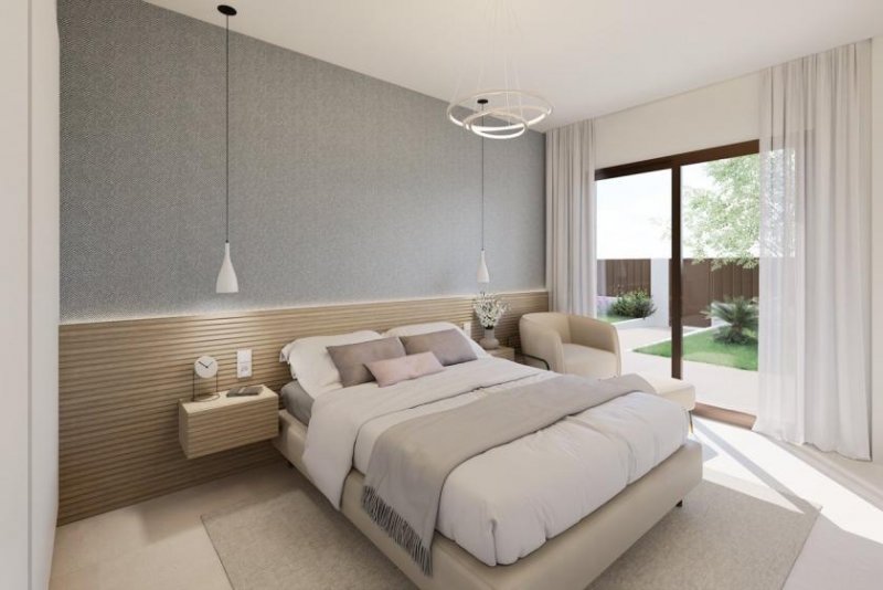 Los Alcázares Villen mit 3 Schlafzimmern, 3 Bädern, Dachterrasse, Tiefgaragenstellplatz und Gemeinschaftspool neben Serena Golf Haus kaufen