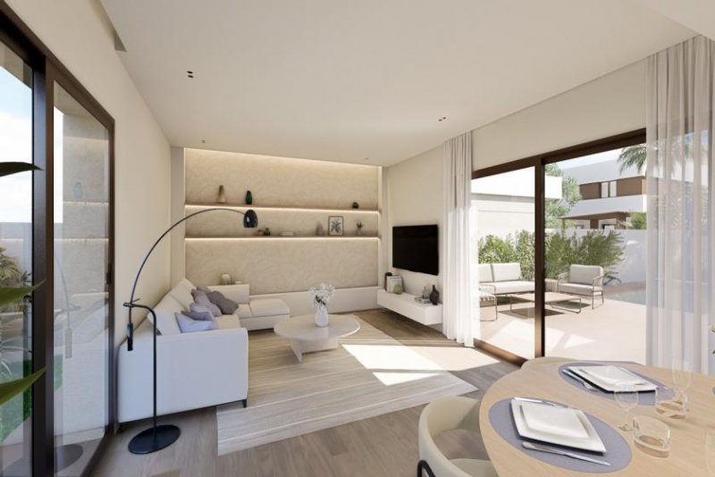 Los Alcázares Villen mit 3 Schlafzimmern, 2 Bädern, Gäste-WC, Tiefgaragenstellplatz und Gemeinschaftspool neben Serena Golf Haus kaufen