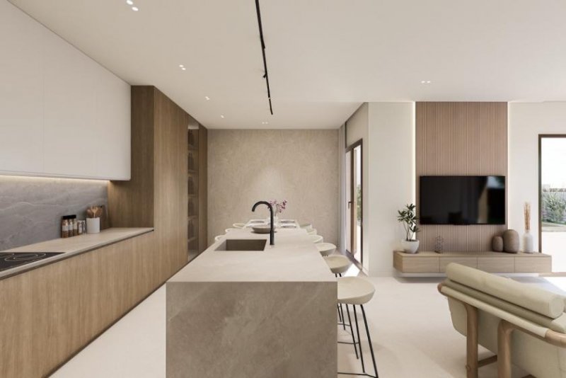 Los Alcázares Villen mit 3 Schlafzimmern, 3 Bädern, Dachterrasse, Tiefgaragenstellplatz und Gemeinschaftspool neben Serena Golf Haus kaufen