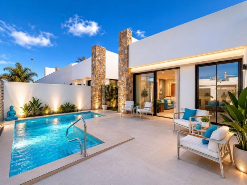 San Javier Bezugsfertige Villa mit Meerblick, großem Pool und Sommerküche Haus kaufen