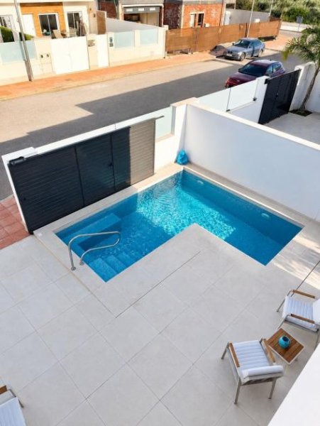 San Javier Bezugsfertige Villa mit Meerblick, großem Pool und Sommerküche Haus kaufen