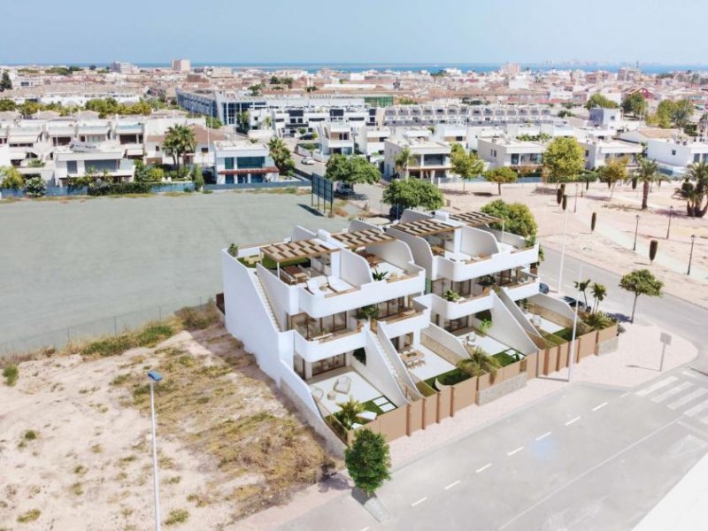 San Pedro del Pinatar Bungalows in unmittelbarer Nähe zum Meer mit toller Aussicht und einem Oasenpool Haus kaufen