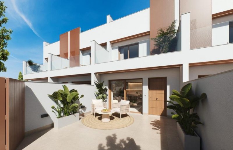 San Pedro del Pinatar Moderne Villa mit privatem Rooftop-Pool Haus kaufen